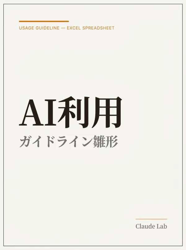 従業員向け AI 利用ガイドライン 雛形
